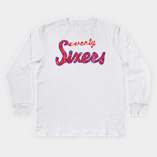 76 Classic (White) Kids Long Sleeve T-Shirt